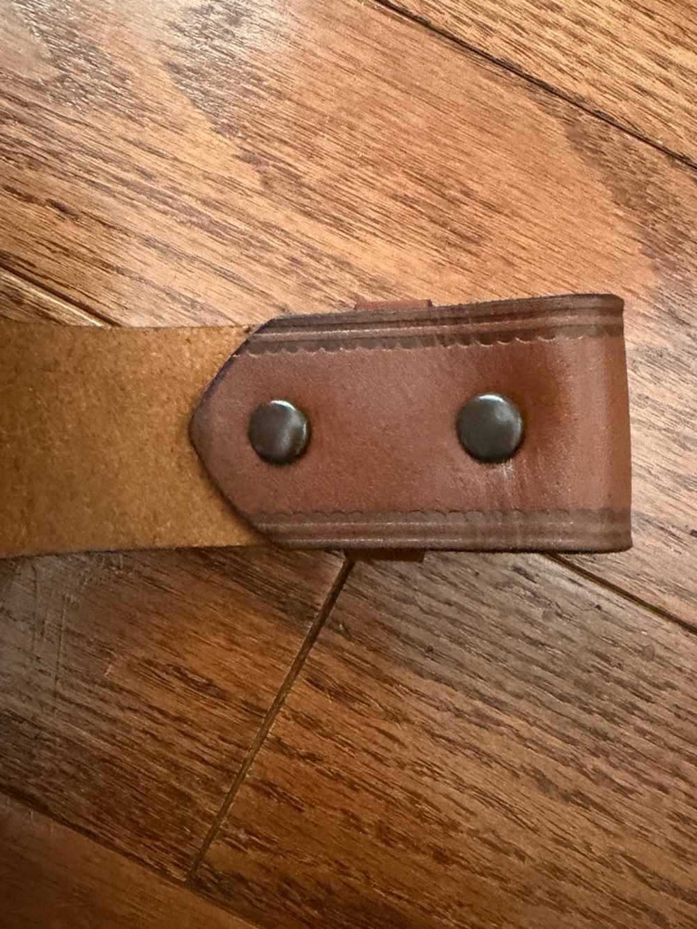 Remington Men's Brown Leather Belt  Sz M-L (38-40) - Picture 4 of 5